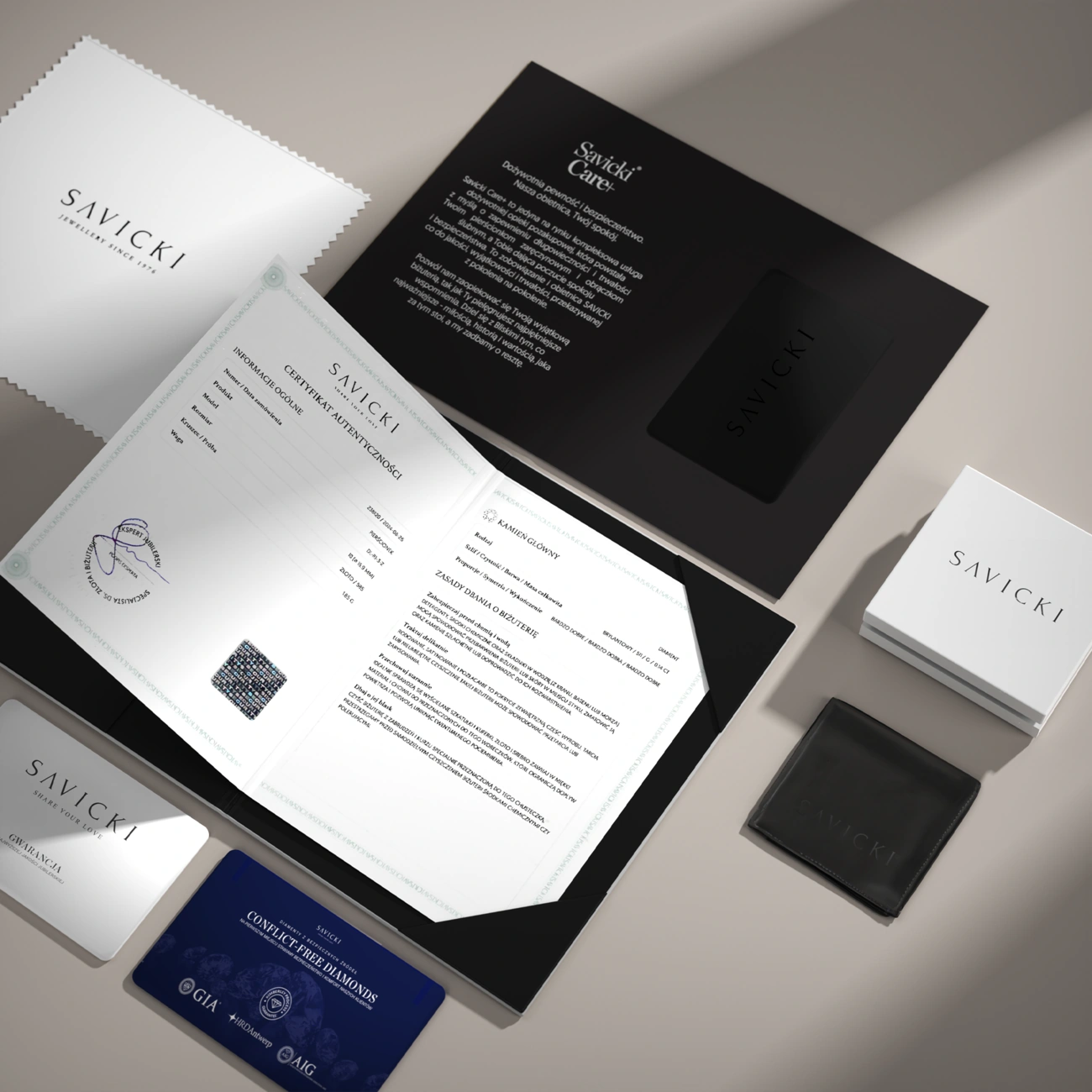 Kolczyki Savicki: złoto, diamenty (SAVE54803 YW S) | Jubiler Savicki